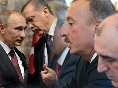 Путин Эрдоган Алиев